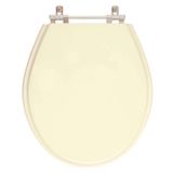 Assento Sanitario Poliester Carina Bone (bege Claro) Para Vaso Ideal Standard