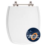 Assento Sanitario Poliester Antibacteriano Stylus Branco Para Vaso Celite
