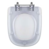 Assento Sanitario Poliester Ibiza Transparente Para Vaso Incepa