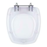 Assento Sanitario Poliester Acrilico Transparente Thema Para Vaso Incepa 6lpf