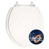 Assento Sanitario Poliester Antibacteriano Eco Branco Para Vaso Celite