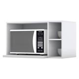 Armario Aereo Para Microondas Mdf 80 Cm Americana C557 Branco Henn