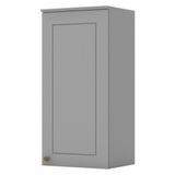Armario Aereo 1 Porta Mdf 40 Cm Americana C364 Cinza Henn