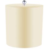 Lixeira Para Banheiro Bege Claro 20 X 20cm 6,2l