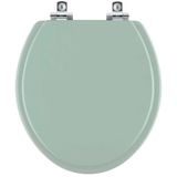 Assento Sanitário Soft Close Convencional Oval Verde Claro Para Vaso Icasa