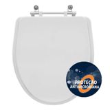 Assento Sanitario Poliester Antibacteriano Victoria Branco Para Vaso Roca