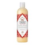 Sabonete Líquido Nubian Heritage Coco E Mamão 390ml (pacote Com 3)