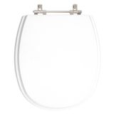 Assento Sanitário Poliéster Aspen Branco Para Vaso Deca 1.6gpf 6lpf