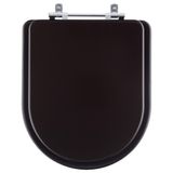 Tampa De Vaso Acrilico Carrara Marrom Fosco Para Bacia Deca 6lpf