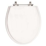 Tampa De Vaso Em Mdf Ritz Branco Para Bacia Deca
