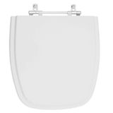 Assento Sanitario Poliester Avant Plus Cinza Platina Para Vaso Incepa