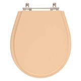 Assento Sanitário Poliester Avalon Papaya Para Vaso Ideal Standard