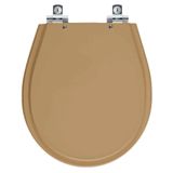Assento Sanitário Soft Close Avalon Amendoa Para Vaso Ideal Standard