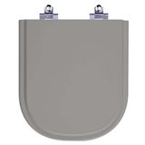 Assento Sanitário Laqueado Soft Close Vogue Plus Cinza Vip (cinza Escuro) Para Vaso Deca