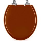 Assento Sanitário Soft Close Lirio Caramelo Para Vaso Celite