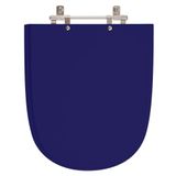 Assento Sanitário Poliester Ezedra Azul Cobalto Para Vaso Ideal Standard