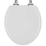 Assento Sanitário Soft Close Aretusa Cinza Claro Para Vaso Hervy