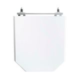 Assento Sanitário Tampa De Vaso Branco Mdf Laqueado Atrium Para Bacia Incepa