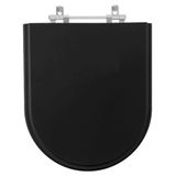 Tampa De Vaso Firenze Preto Para Bacia Icasa 6lpf