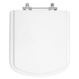 Tampa De Vaso Poliester Hall Branco Para Bacia Roca 6lpf