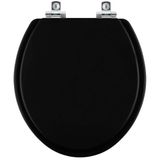 Assento Sanitário Soft Close Fiore Preto Para Vaso Incepa