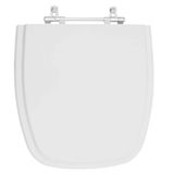 Tampa De Vaso Poliester Fit Cinza Claro Para Bacia Celite