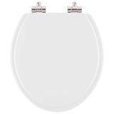 Assento Sanitário Poliéster Soft Close Iris Branco Para Vaso Mari