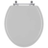 Assento Sanitário Izy Cinza Real Para Vaso Deca