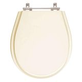 Assento Sanitario Poliester Avalon Bone (bege Claro) Para Vaso Ideal Standard