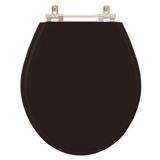 Assento Sanitário Studio Ébano (preto) Para Vaso Deca
