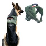 Peitoral Colete Para Cachorro - Tamanho M - Verde Militar