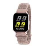 Relógio Smartwatch Full Touch Nylon Rosa