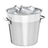 Balde De Gelo Tramontina Cosmos Em Aço Inox Fosco Com Borda Em Brilho 14 Cm 1,8 L