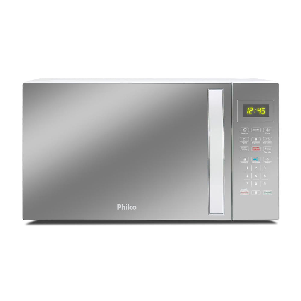 Forno Microondas 33 Litros Pmo38e Philco Prata Espelhado 220v