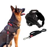 Peitoral Colete Com Guia Para Cachorro - M - Preto