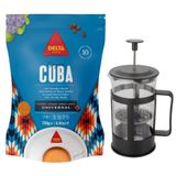 Kit Café Gourmet Delta Q Pó Cafeteira Prensa Francesa 600ml