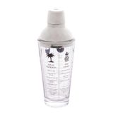 Coqueteleira Lyor Coimbra Vidro C-tampa De Aço Inox 420ml