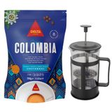 Kit Café Gourmet Delta Q Pó Cafeteira Prensa Francesa 600ml
