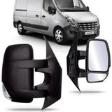 Retrovisor Elétrico Esquerdo Renault Master 2013/2017 - Novo