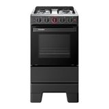 Fogão 4 Bocas Esmaltec Ideal Super F4iap4121 Acendimento Automático Preto Bivolt