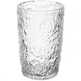 Jogo 4 Copo De Luxo Martelado 330 Ml Vidro Resistente - Lyor