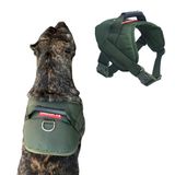 Peitoral Colete Para Cachorro - Tamanho G - Verde Militar