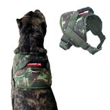 Peitoral Colete Para Cachorro - Tamanho G - Camuflado