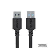 Cabo De Dados Usb A 3.0 Macho 2m - Puam3-2