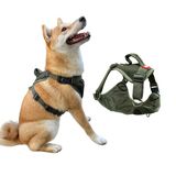 Peitoral Safari Para Cachorro - Tamanho M - Verde Militar