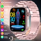 Monitor De Glicose De Pressão Arterial Smartwatch Sacosding 2025