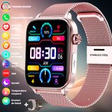Monitor De Glicose De Pressão Arterial Smartwatch Sacosding 2025