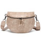 Bolsa Tiracolo Eslcorri Trendy Leather Para Mulheres Preta