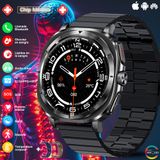 Monitor De Glicose De Pressão Arterial Smartwatch Sacosding Ecg