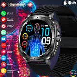 Monitor De Glicose De Pressão Arterial Smartwatch Sacosding Ecg